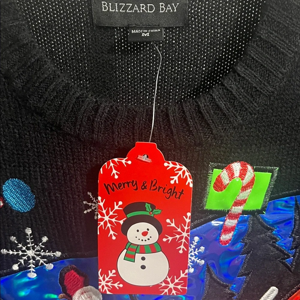 BLIZZARD BAY UGLY CHRISTMAS SWEATER MEN’S MEDIUM NWT